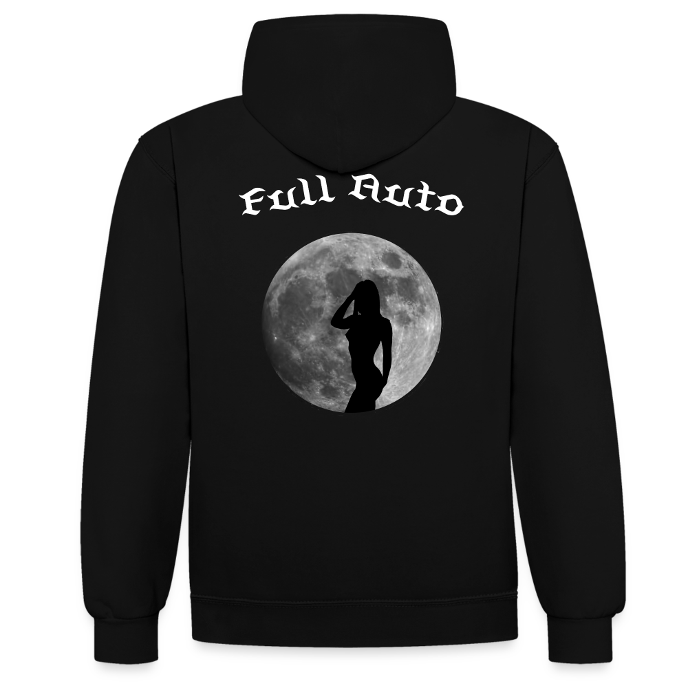 Contrast Colour Hoodie - 2 - black/gold