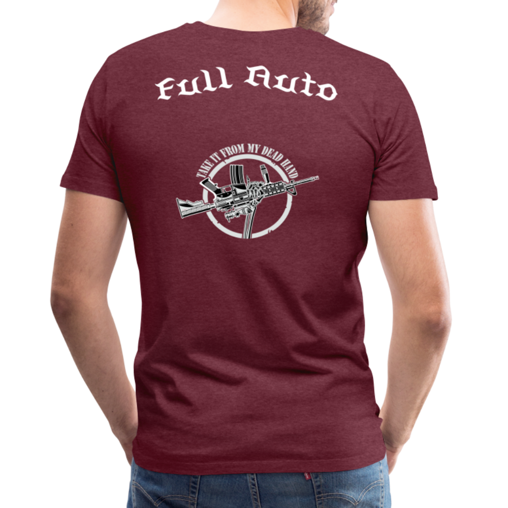 Premium T-Shirt - 12 - heather burgundy