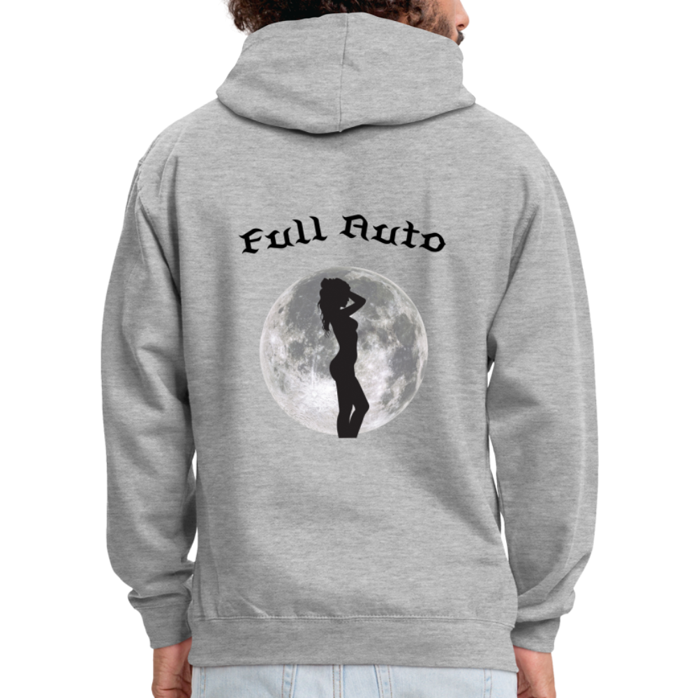 Contrast Colour Hoodie - 7 - heather grey/navy