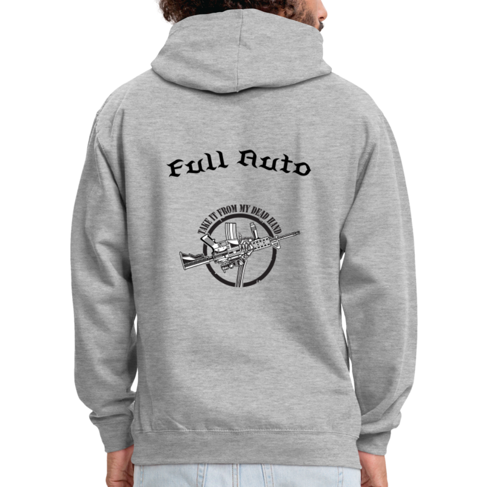 Contrast Colour Hoodie - 12 - heather grey/navy