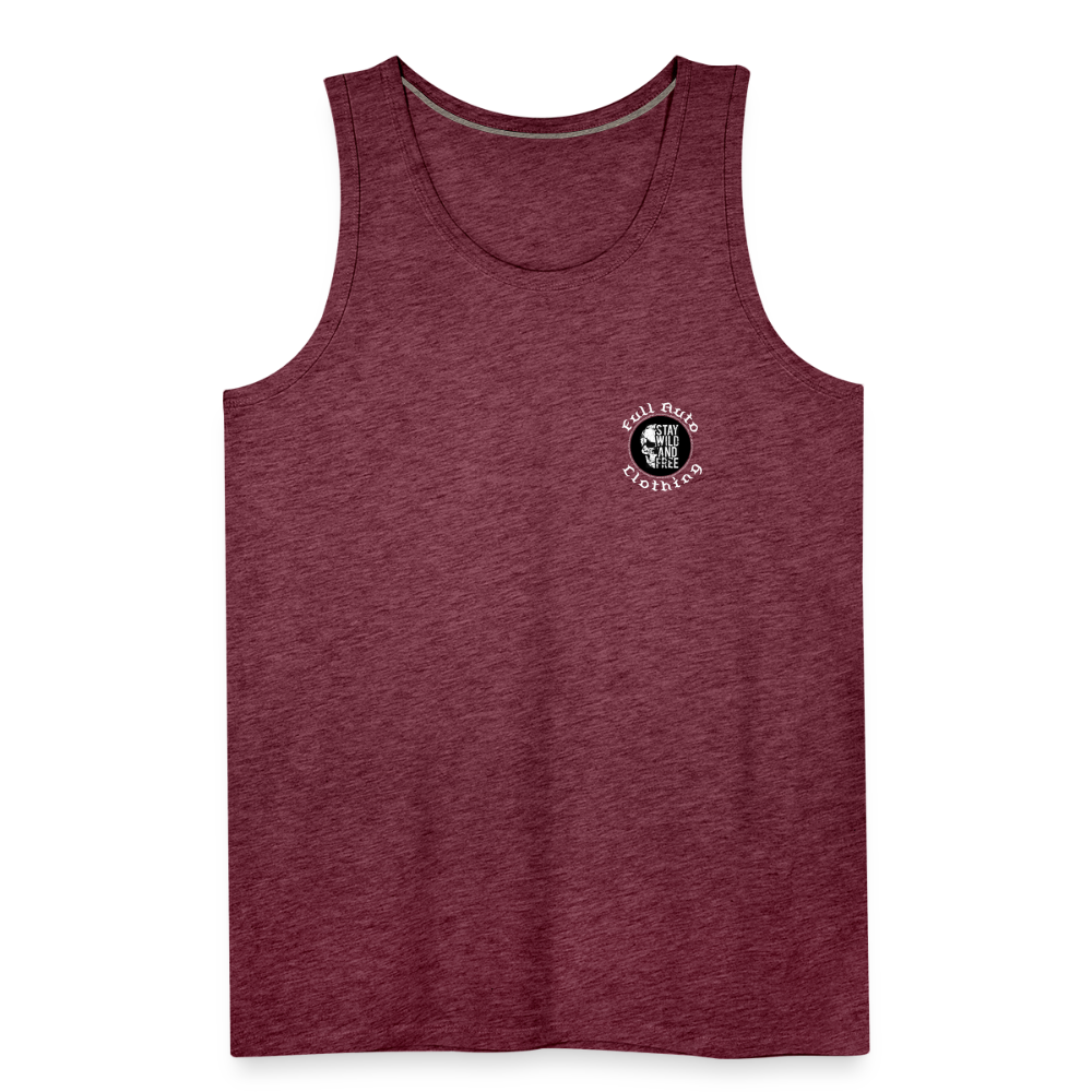 Premium Tank Top - 1 - heather burgundy