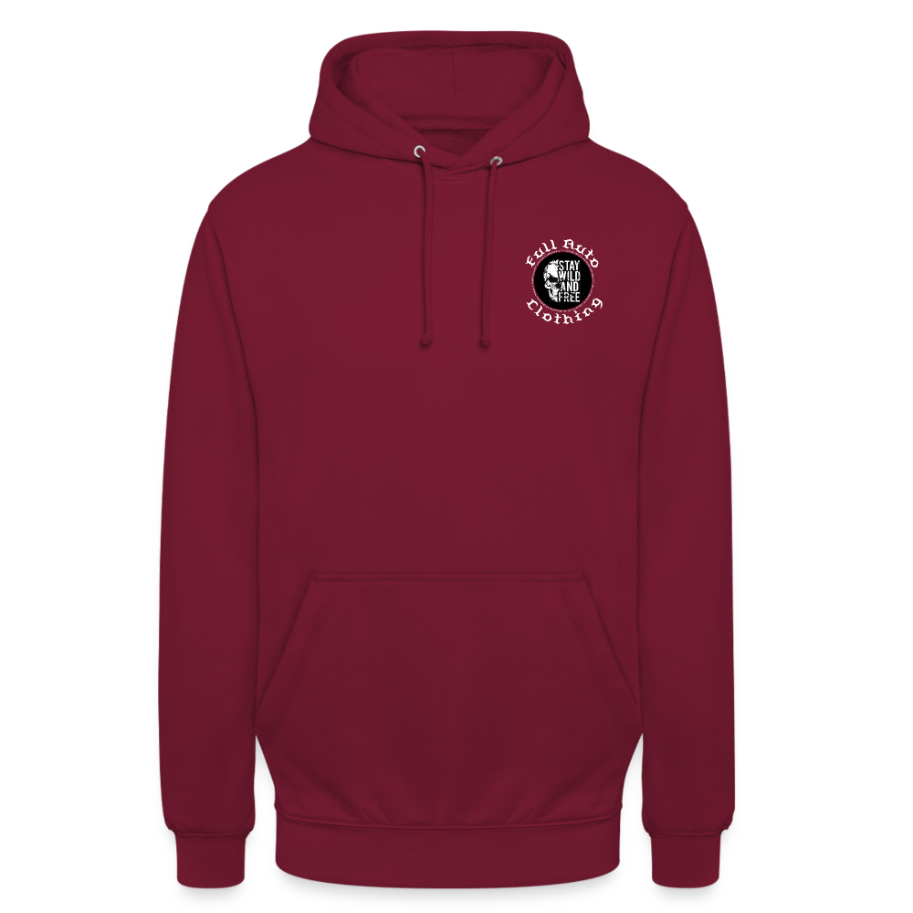 Men's Hoodie - 9 - bordeaux