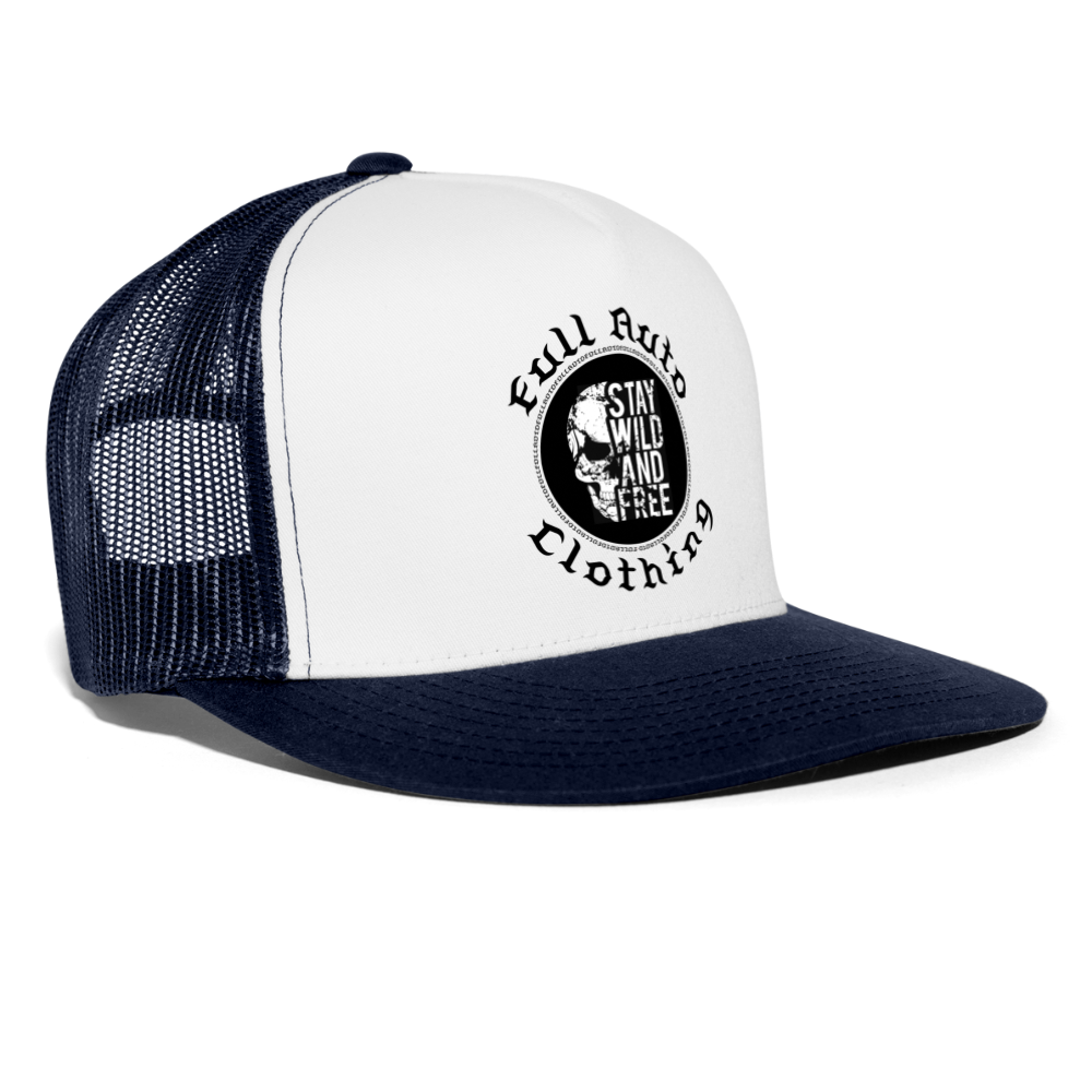 Trucker Cap - 1 - white/navy