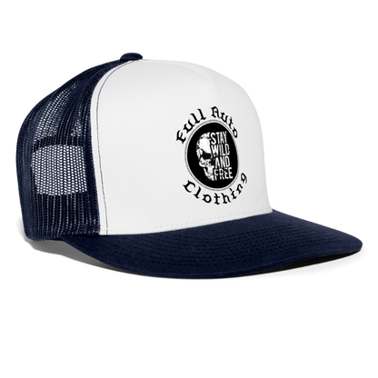 Trucker Cap - 1 - white/navy