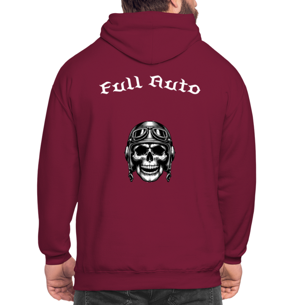 Men's Hoodie - 8 - bordeaux