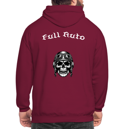 Men's Hoodie - 8 - bordeaux