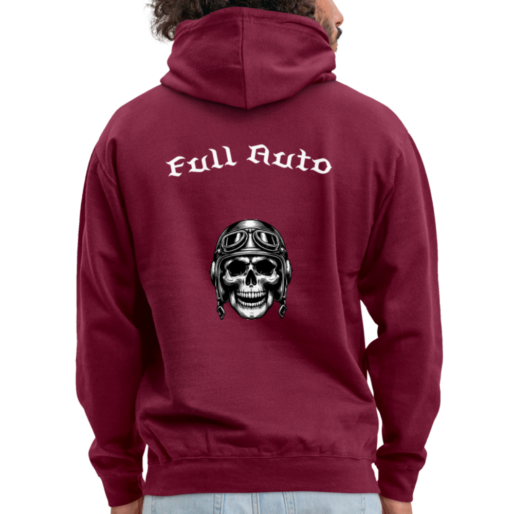 Men's Hoodie - 8 - bordeaux