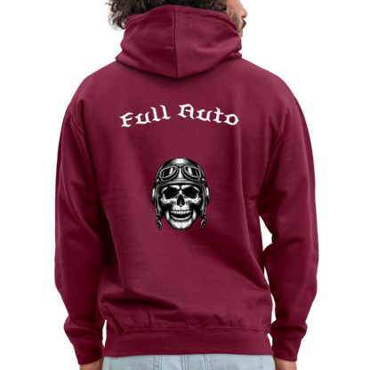 Men's Hoodie - 8 - bordeaux