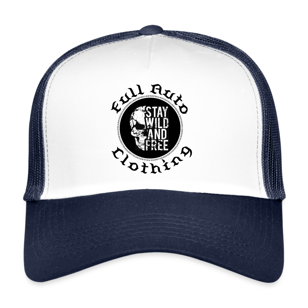 Trucker Cap - 1 - white/navy