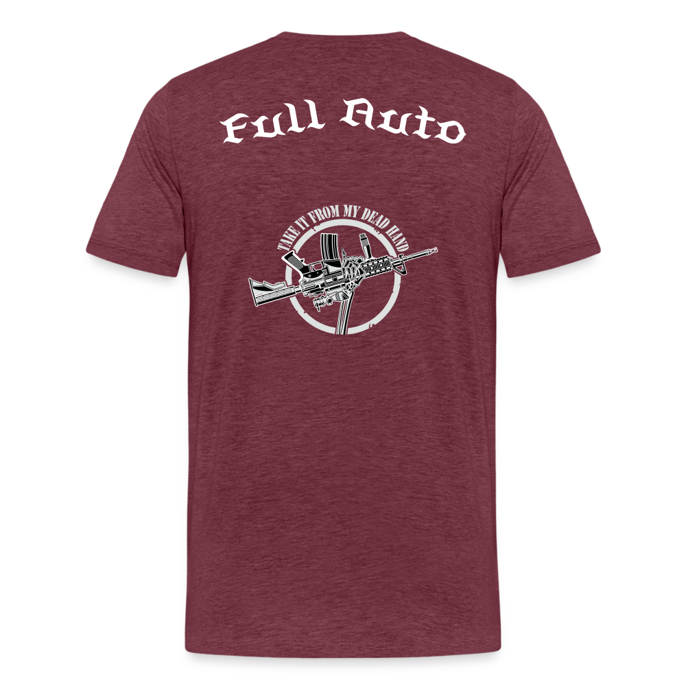 Premium T-Shirt - 12 - heather burgundy