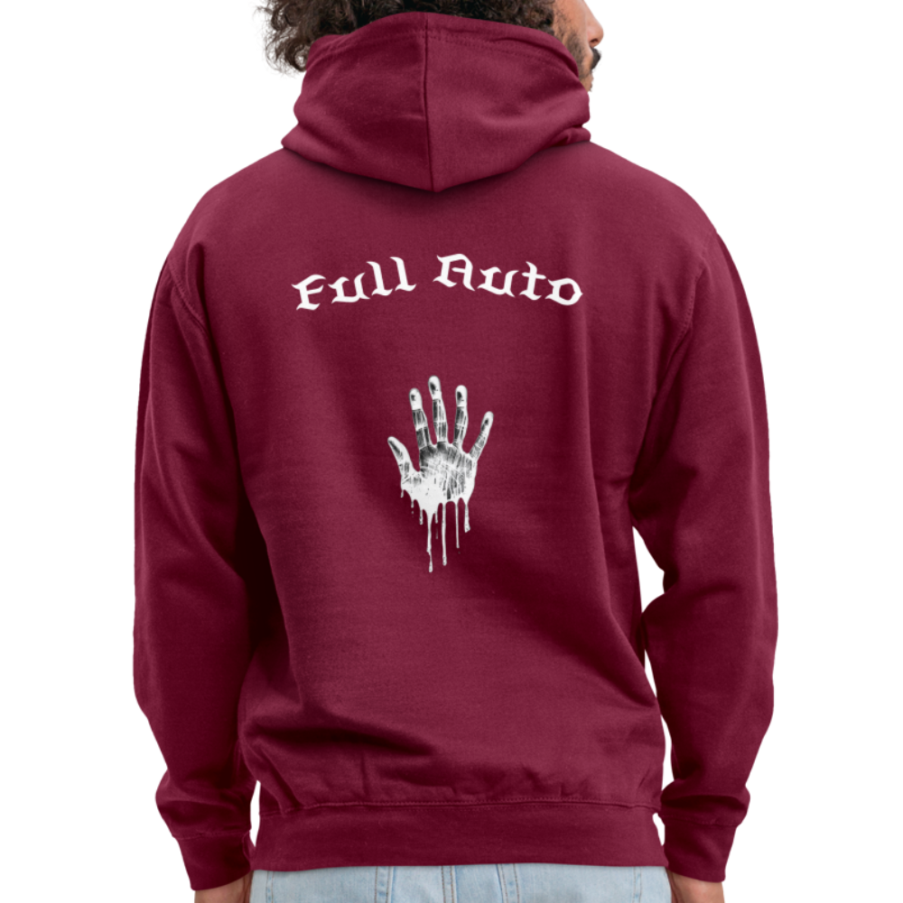 Men's Hoodie - 11 - bordeaux