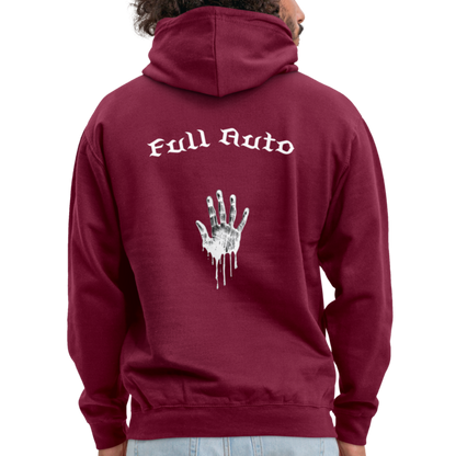 Men's Hoodie - 11 - bordeaux