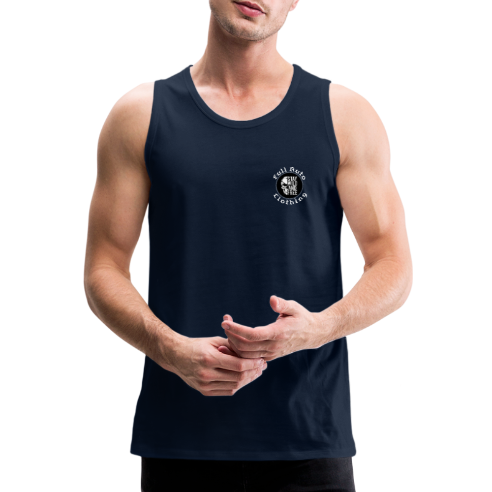 Premium Tank Top - 1 - navy