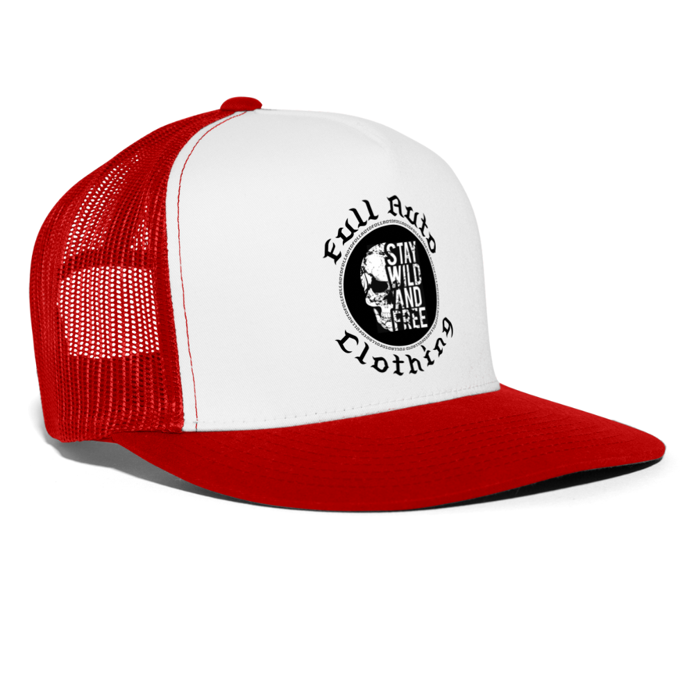 Trucker Cap - 1 - white/red