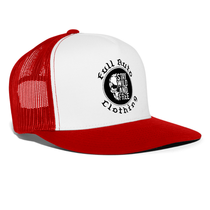 Trucker Cap - 1 - white/red