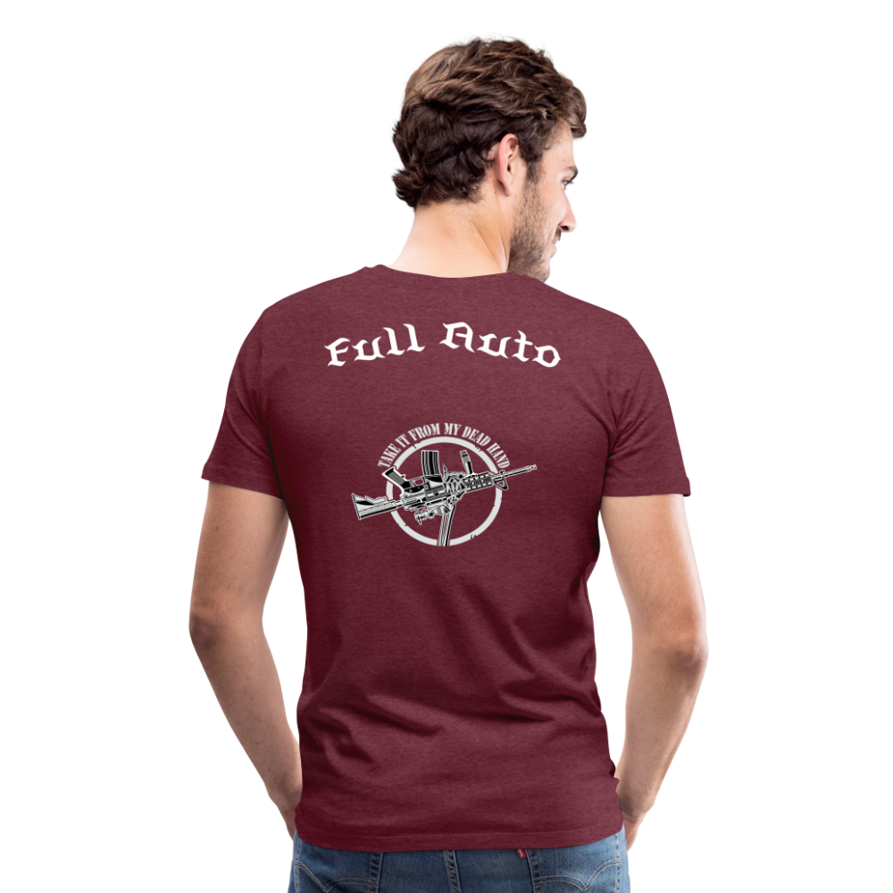 Premium T-Shirt - 12 - heather burgundy