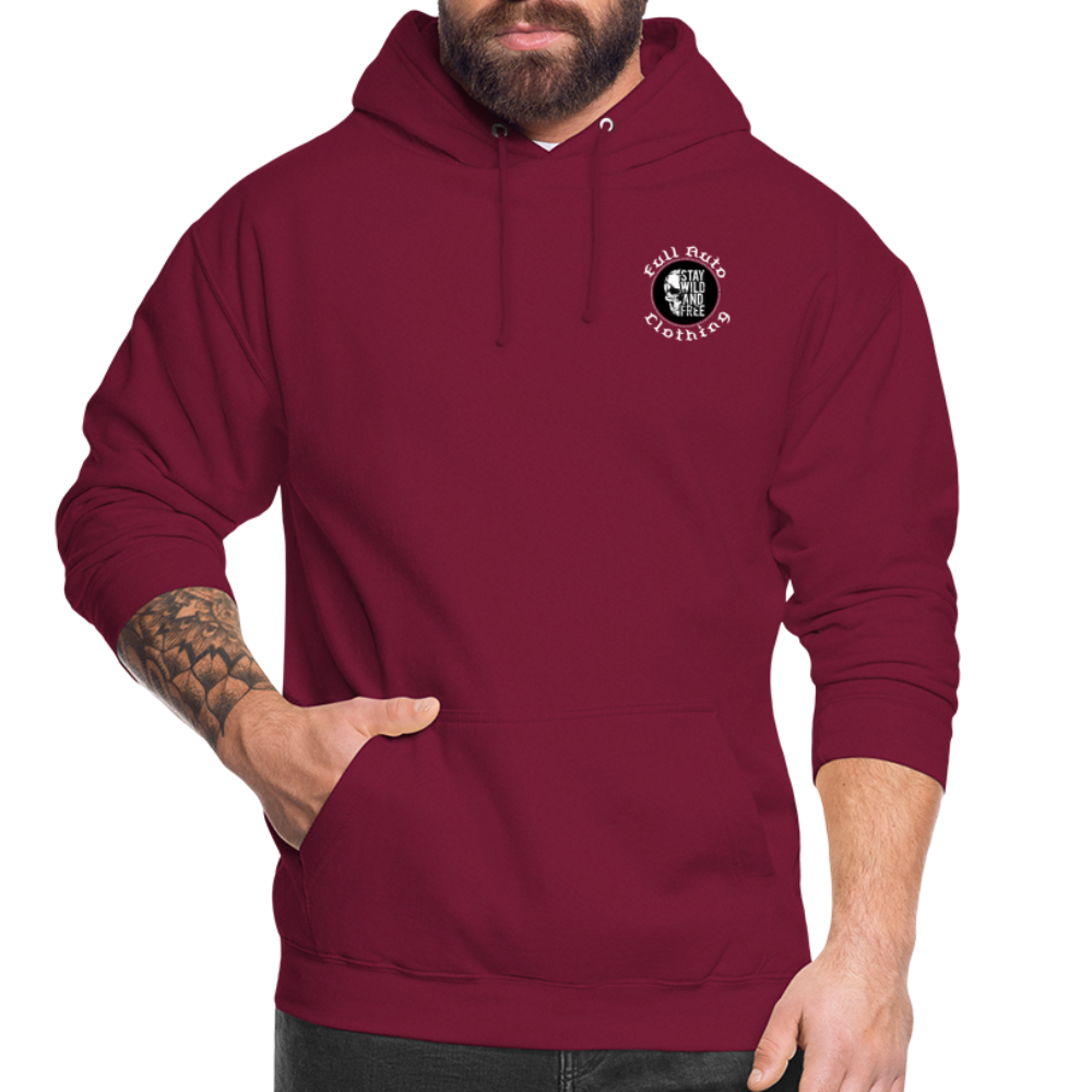 Men's Hoodie - 9 - bordeaux