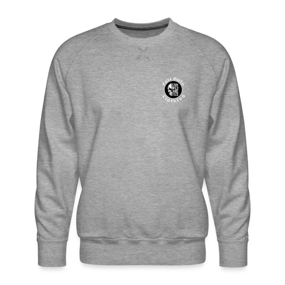 Men’s Premium Sweatshirt - 1 - heather grey