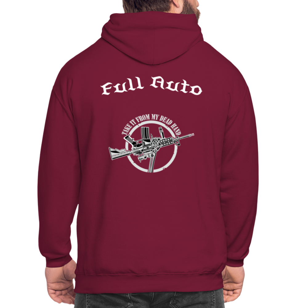 Men's Hoodie - 12 - bordeaux