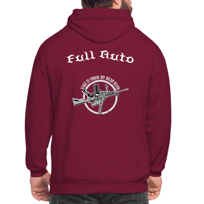 Men's Hoodie - 12 - bordeaux