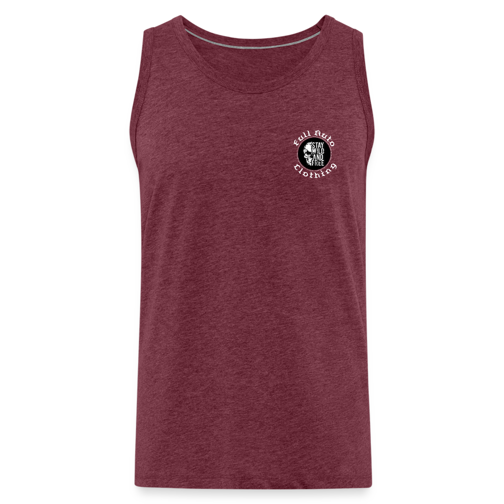 Premium Tank Top - 1 - heather burgundy